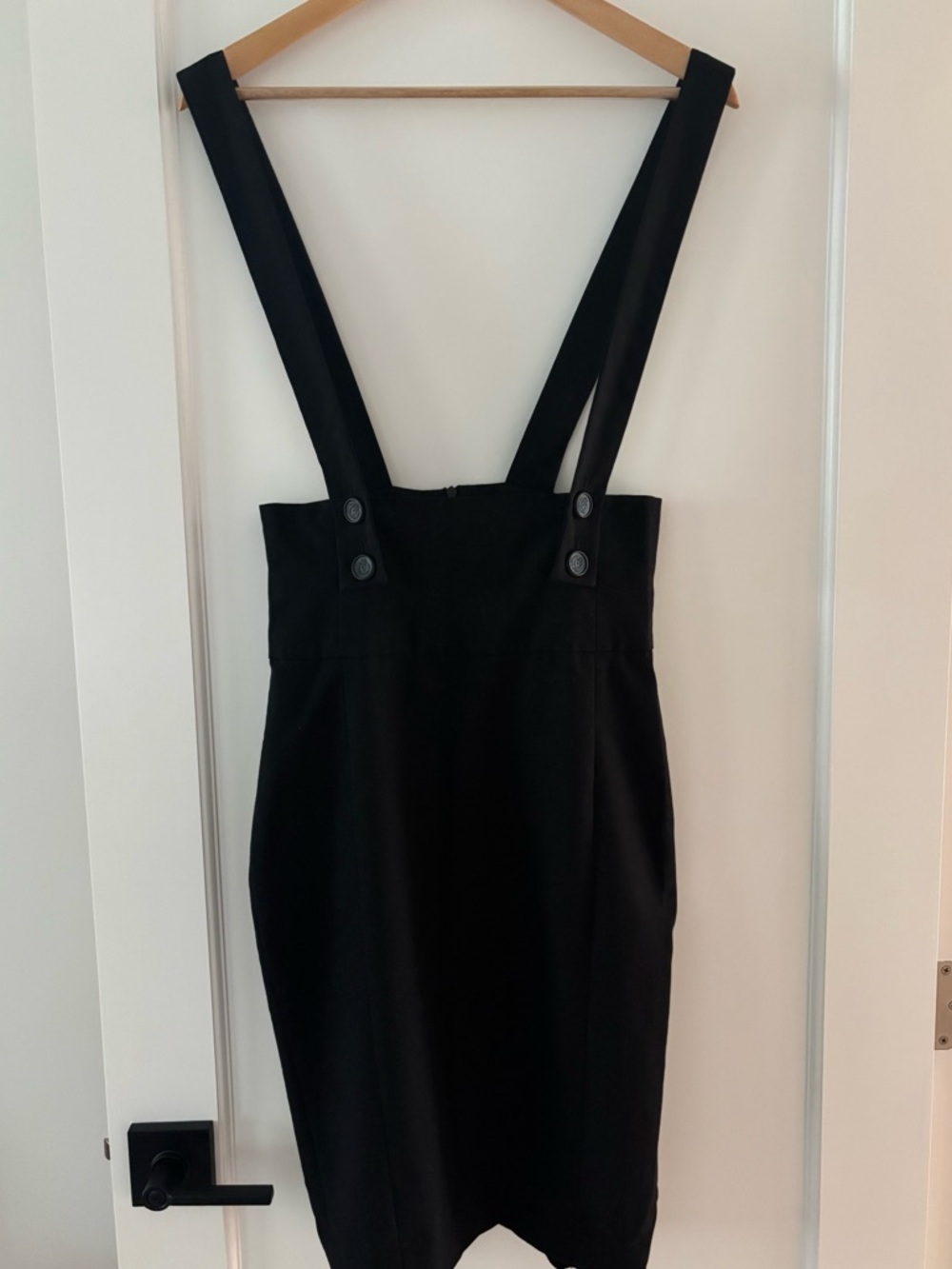 Zara Black Suspender Skirt size S